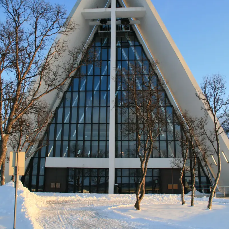 Bilde av Ishavskatedralen i Tromsø