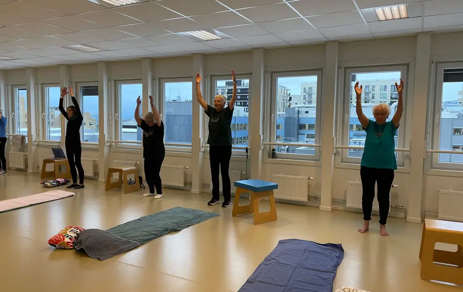 Personer på treningstime