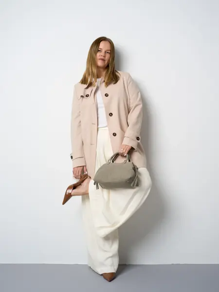 Freyja trenchcoat 6495 Swah bukser 1699 Scorett pumps 999 Gina Tricot veske 399-4
