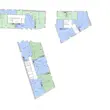 Etasjeplan for 5. etg i boligprosjektet Brugata 3.