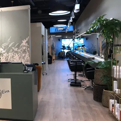 Kasseområdet hos Adam & Eva på Ski Storsenter