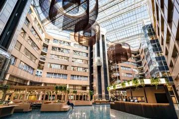 Fellesområder Vika Atrium. Atriet