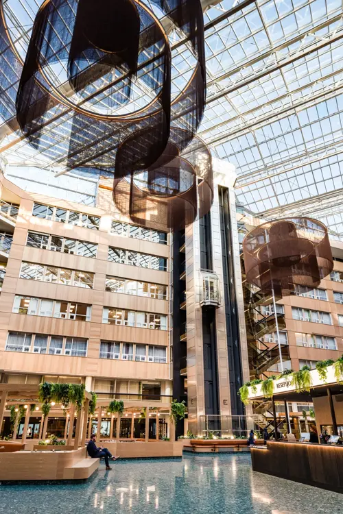 Fellesområder Vika Atrium. Atriet