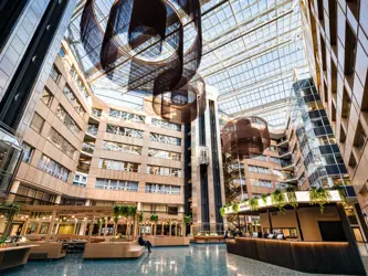 Fellesområder Vika Atrium. Atriet