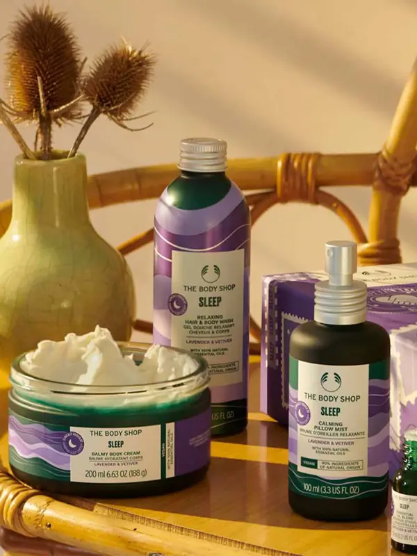 Skjønnhetsprodukter fra the Body Shop