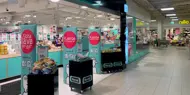 Bildet viser kjøpesenteret Senter Syd Mortensrud i Oslo. På bildet ser man et utvalg av butikkene på senteret.