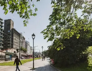 Anthon B Nilsen-gården ved Rådhusplassen og Akershus Festning