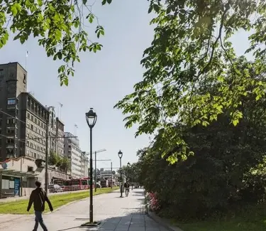 Anthon B Nilsen-gården ved Rådhusplassen og Akershus Festning