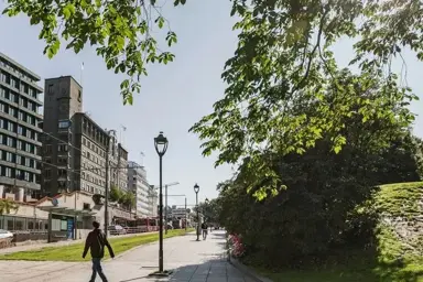 Anthon B Nilsen-gården ved Rådhusplassen og Akershus Festning
