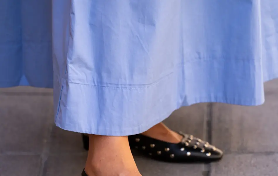 Sorte lave sling-back sko