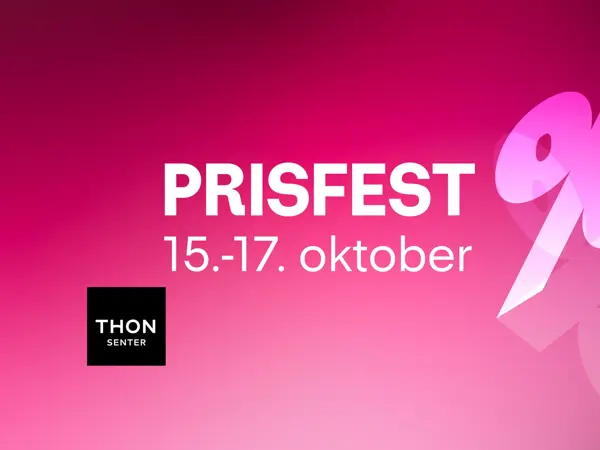Prisfest symbol med prosenttegn og tekstbudskap