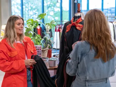 Janka Polliani plukker favoritter på Sandvika Storsenter