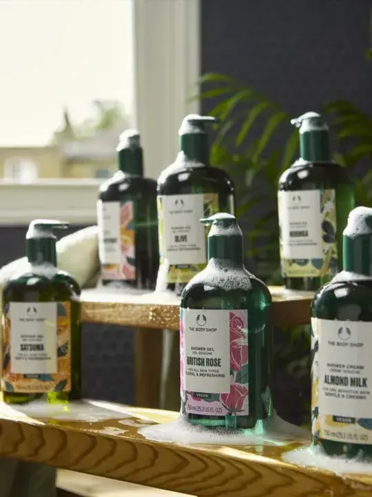 Utvalgte produkter fra The Body Shop