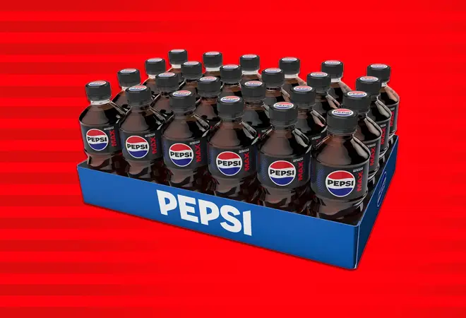 flak med pepsi-flaskor