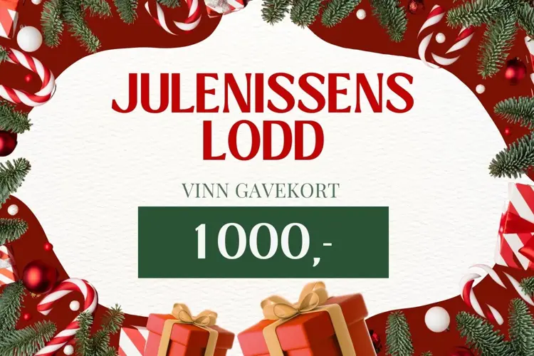 VINN GAVEKORT PÅ 1000,-