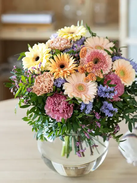 Blomstergaver, bukett fra mester grønn