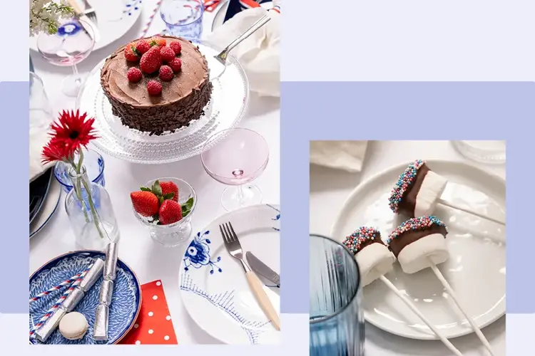 Hvorfor ikke perle enkel og dekorativ borddekor til 17. maibordet, eller friste gjestene med en overraskelse som både smaker og gleder? Se våre beste maitips!