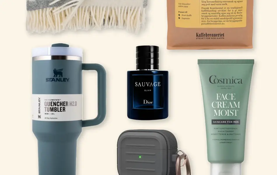 Kollasj med gavetips til far