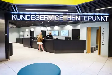 kundeservice og posthentepunkt på åsane storsenter