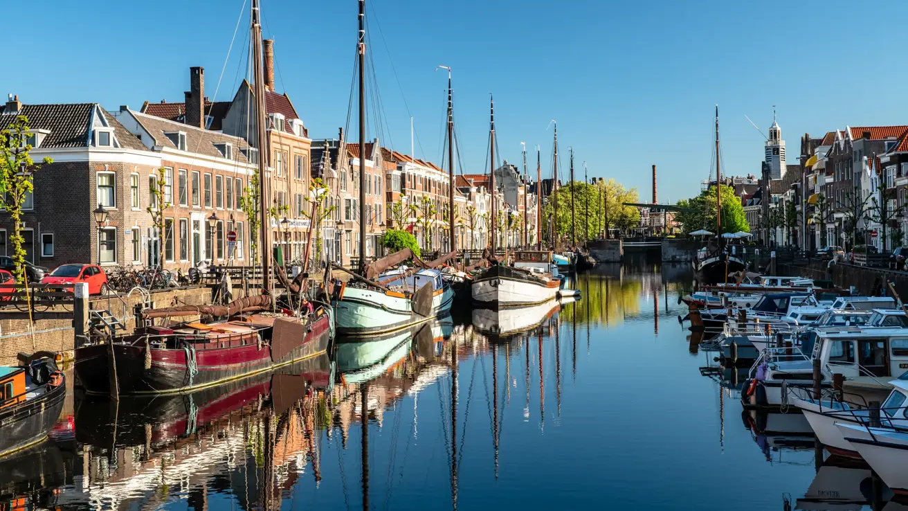 Delfshaven is a borough of Rotterdam on the right bank of river Nieuwe Maas, in South Holland