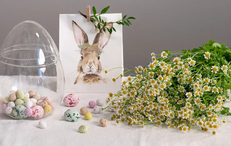 Slik dekker du påskebordet med interiør fra Sandvika Storsenter 