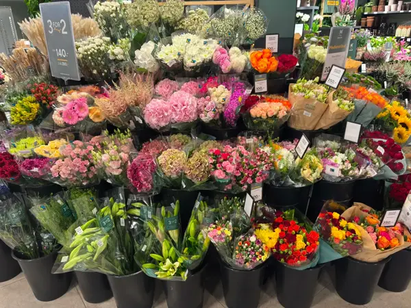 Vannessa med blomster fra mester grønn