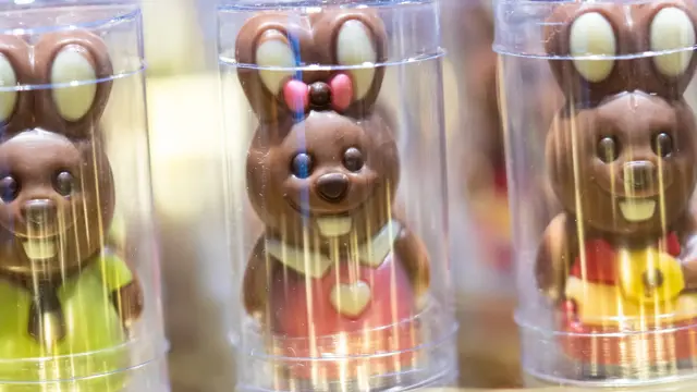 Påskegodt, sjokolade, påskeegg, påskekaniner