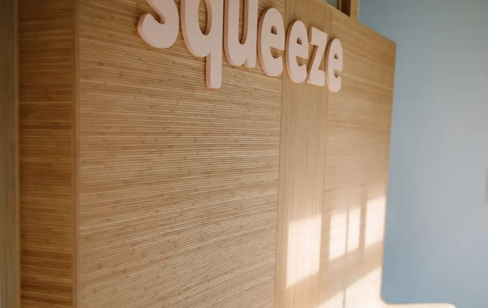 Ingangsparti til Squeeze