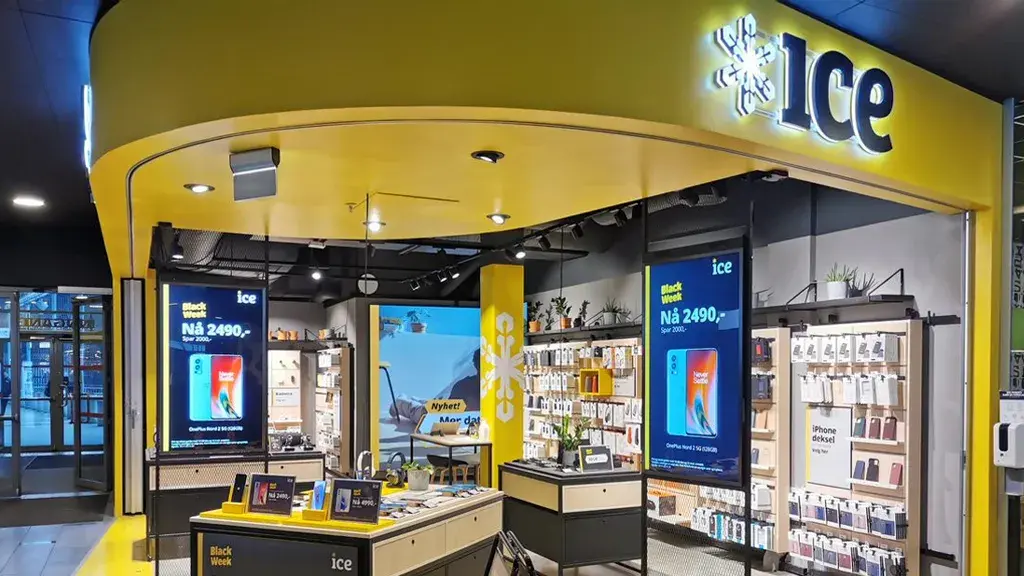 Butikkfronten til ice