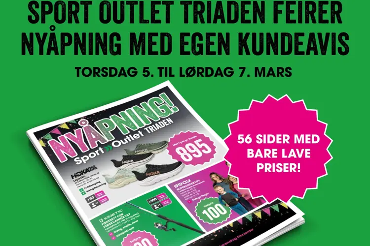 Sport outlet ny butikk
