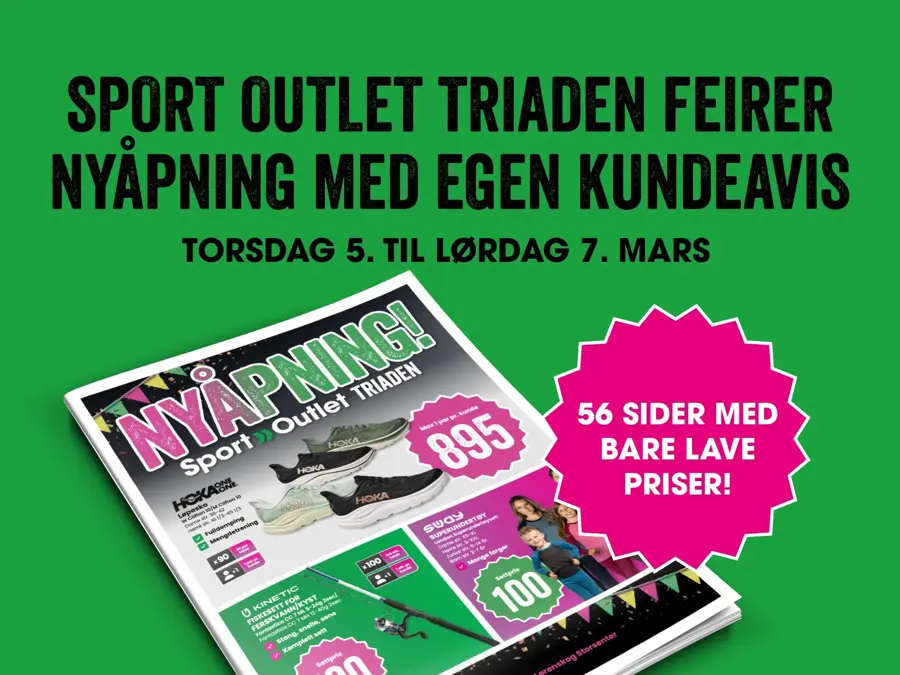 Sport outlet ny butikk