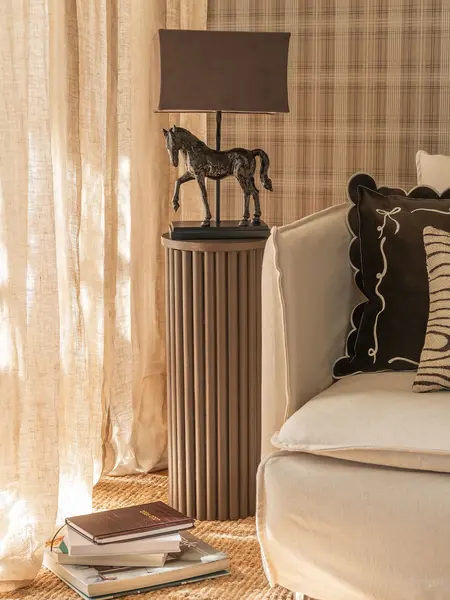 Lampe med hesteform