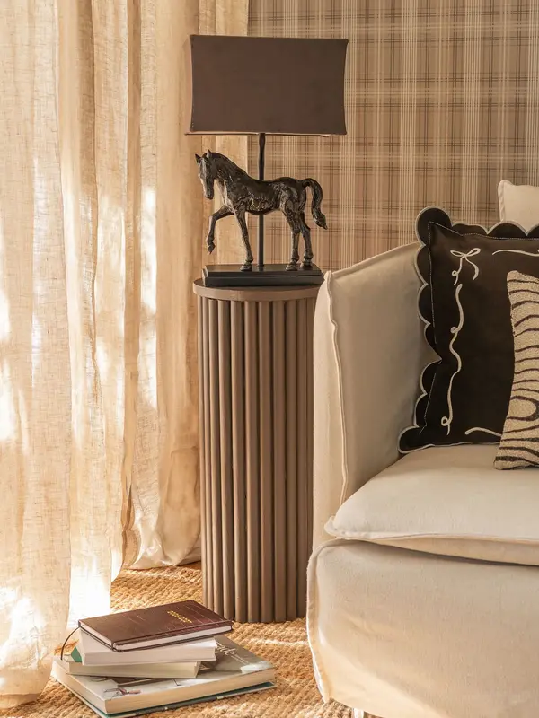 Lampe med hesteform