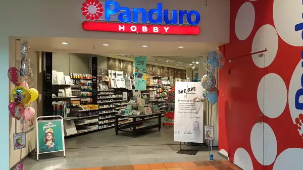 Butikkfasade til Panduro på Ski storsenter 