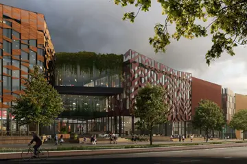Triaden fasade hovedinngang