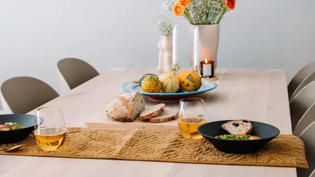Dekket bord til to 