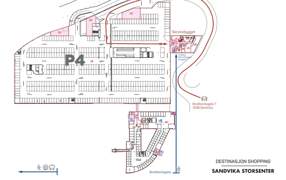P4 veibeskrivelse Servicebygget