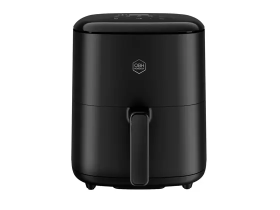 Sort airfryer fra OBH Nordica.