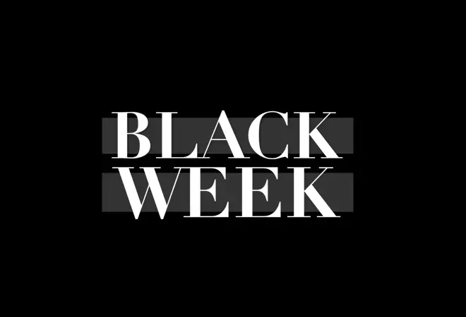 black week plakat for åsane storsenter