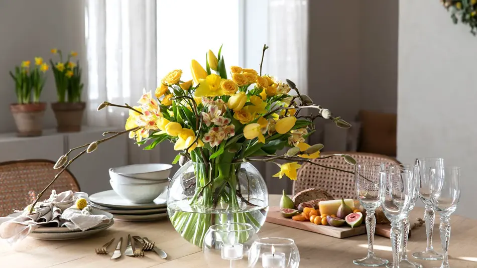 Mester Grønn påskeblomster