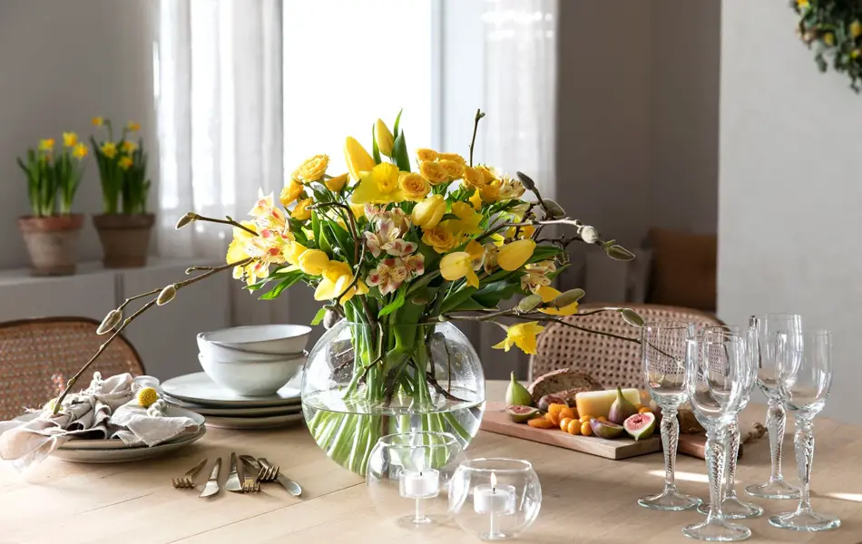 Mester Grønn påskeblomster