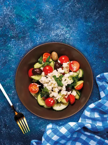 Grekisk sallad på La Greco