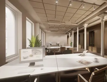 Illustrasjonsbilde av de nye kontorlokalene i Stortorvet 2