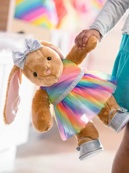 Kaninbamse med kjole