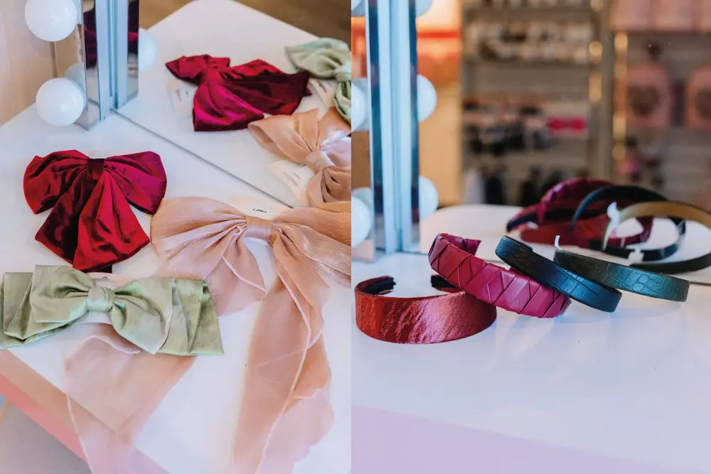 Hårbøyler og sløyfer fra Glitter