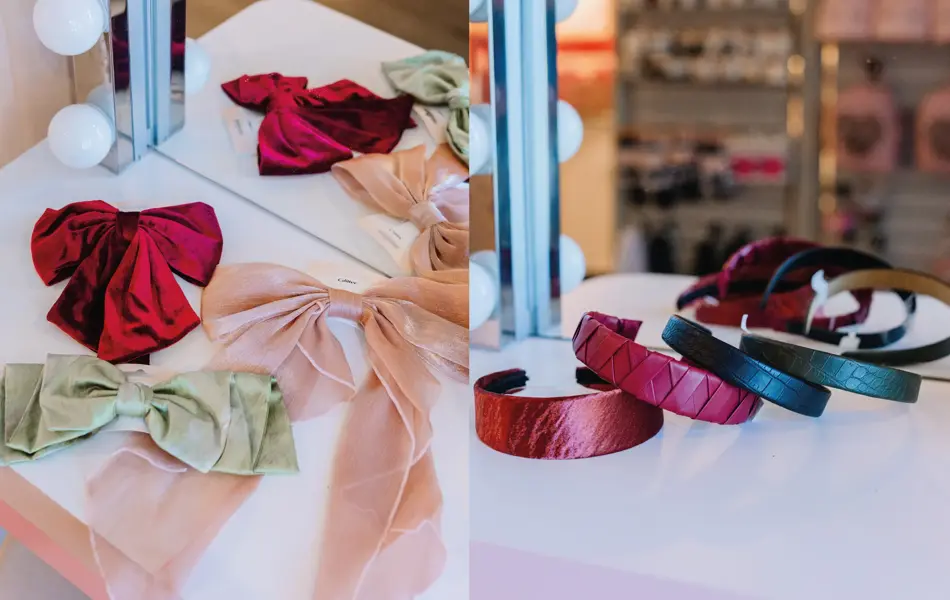 Hårbøyler og sløyfer fra Glitter