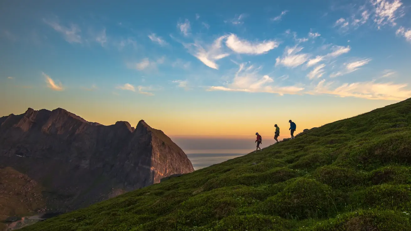 Turvandrere i Lofoten