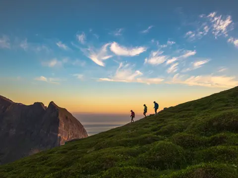 Turvandrere i Lofoten