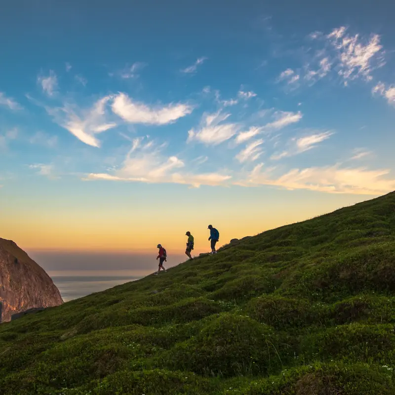 Turvandrere i Lofoten