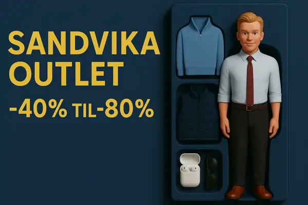 Sandvika Outlet -40% til -80%